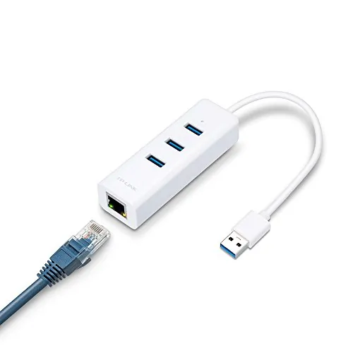 TPLINK UE330 — USB 3.0 TYPE-A TO GIGABIT ETHERNET NETWORK ADAPTER WITH 3-PORT USB 3.0 TYPE-A HU