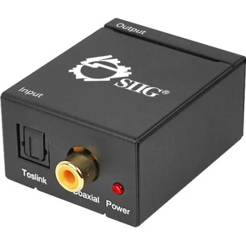 Siig CE-CV0011-S2 — SIIG Digital to Analog Audio Converter - L/R Stereo