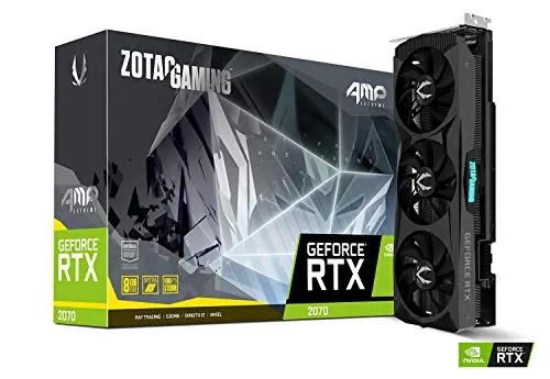 ZOTAC ZT-T20700B-10P - ZOTAC Video Card ZT-T20700B-10P GeForce RTX2070 AMP 8GB GDDR