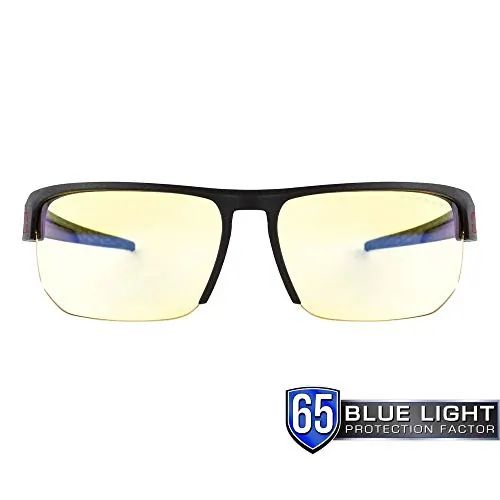 GUNNAR TOR-00101 - ONYX FRAME GAMING GLASSES WITH AMBER LENSES