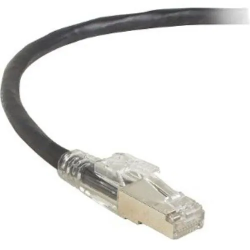 BLACK BOX CORPORATION C6APC80S-BK-03 — BLACK BOX GIGATRUE 3 PREMIUM CAT6A SHIELDED PATCH CABLES FEATURE LOCKABLE CONNEC