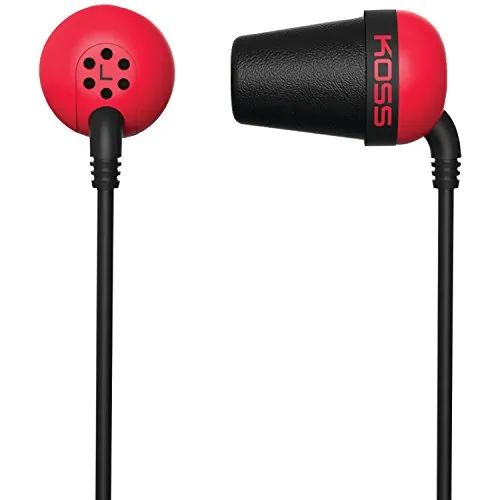 Koss PLUG R — Noise Isolating Earbuds with Memory Foam Cushions