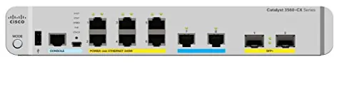Cisco WS-C3560CX-8XPD-S - Catalyst 3560-CX 2x Multigigabit Ethernet Switch