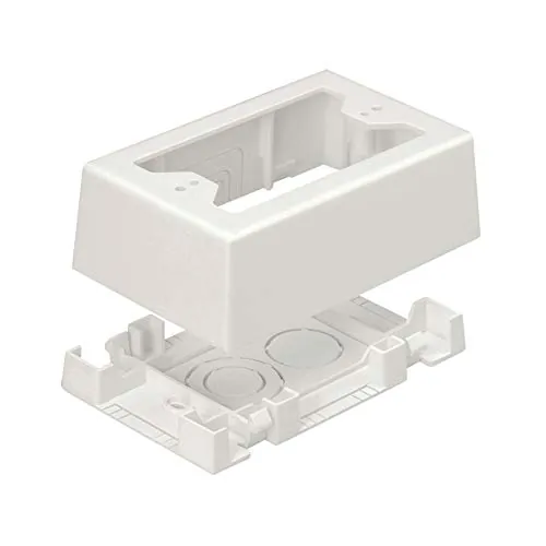 Panduit JBX3510IW-A — SGL GANG TWO PIECE SNAP OUTLET BOX