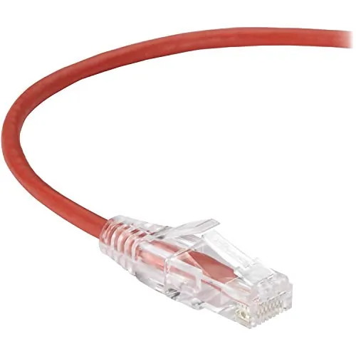 BLACK BOX CORPORATION C6APC28-RD-10 — BLACK BOX SLIM-NET CAT6A PATCH CABLES FEATURE A LOW-PROFILE DESIGN THAT SAVES SP