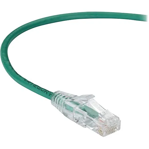 BLACK BOX CORPORATION C6APC28-GN-02 — BLACK BOX SLIM-NET CAT6A PATCH CABLES FEATURE A LOW-PROFILE DESIGN THAT SAVES SP