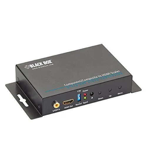 BLACK BOX CORPORATION AVSC-HDMI-VIDEO — CRISP HD AUDIO AND VIDEO IS YOURS WITH STEREO ANALOG/DIGITAL AUDIO INPUTS AND EM