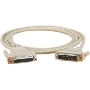BLACK BOX CORPORATION BC00708 — THEYRE IDEAL FOR CONNECTING A COMPUTER TO A MODEM. FULLY MOLDED WITH THUMBSCREWS