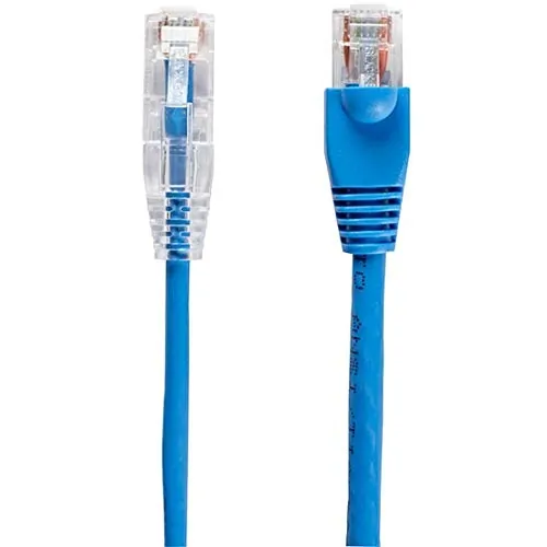 BLACK BOX CORPORATION C6APC28-BL-01 — CAT6A 500-MHZ SNAGLESS 28AWG STRANDED ETHERNET PATCH CABLE - UNSHIELDED (UTP), C