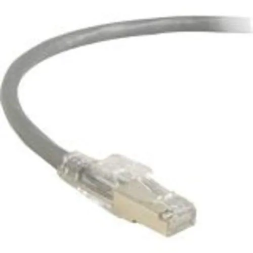 BLACK BOX CORPORATION C6PC70S-GY-07 — CAT6 250-MHZ LOCKING SNAGLESS STRANDED ETHERNET PATCH CABLE - SHIELDED (S/FTP),