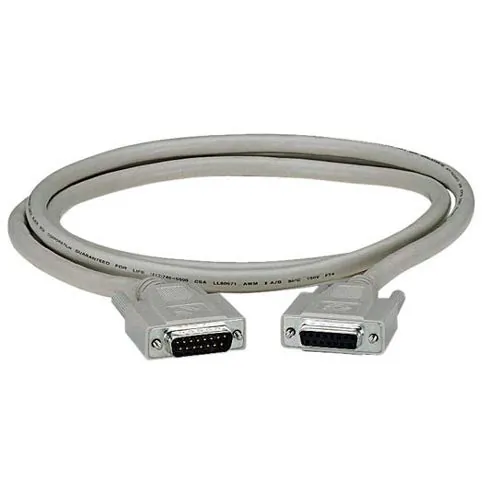 BLACK BOX CORPORATION EGM16T-0010-MF — DB15 THUMBSCREW CABLE - MALE/FEMALE, 10-FT. (3.0-M)