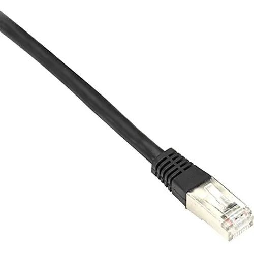 BLACK BOX CORPORATION EVNSL0272BK-0001 — CAT6 250-MHZ STRANDED ETHERNET PATCH CABLE WITH SLIM FORM-FACTOR MOLDED BOOT - S
