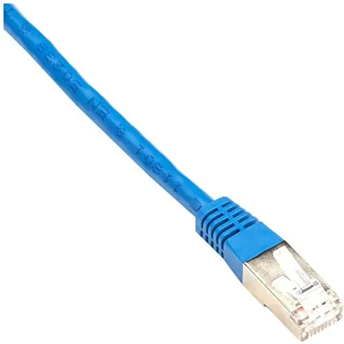 BLACK BOX CORPORATION EVNSL0272BL-0020 — CAT6 250-MHZ STRANDED ETHERNET PATCH CABLE WITH SLIM FORM-FACTOR MOLDED BOOT - S