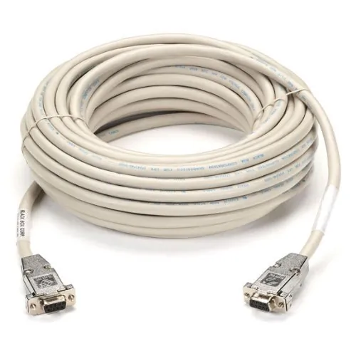 BLACK BOX CORPORATION EYN257T-0010-FF — RS232 SHIELDED NULL MODEM CABLE - METAL