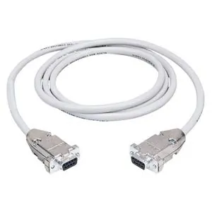 BLACK BOX CORPORATION EYN257T-0015-FF — RS232 SHIELDED NULL MODEM CABLE - METAL