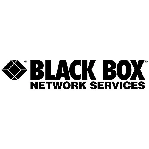 BLACK BOX CORPORATION FMT1020 — PANEL MOUNT CAT6 COUPLER - UNSHIELDED, BLACK