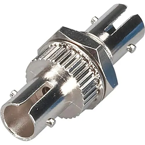 BLACK BOX CORPORATION FOT110 — FIBER OPTIC COUPLING - SINGLEMODE, SIMPLEX, CERAMIC SLEEVE, ROUND, ST-ST, SILVER