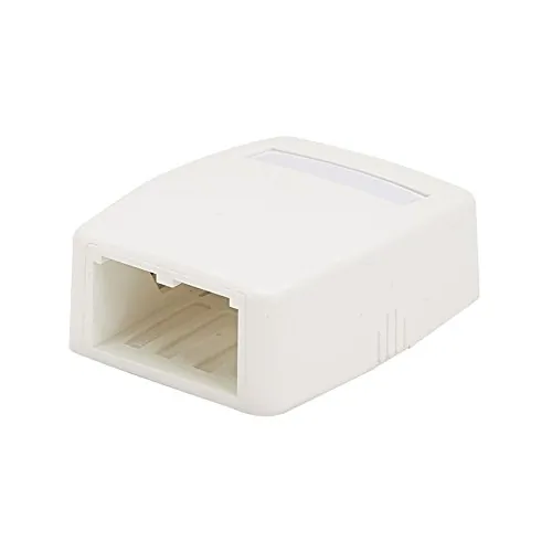 Panduit CBXQ2WH-A — SURFACE MOUNT BOX 2P QR ADHESIVE WHT EA