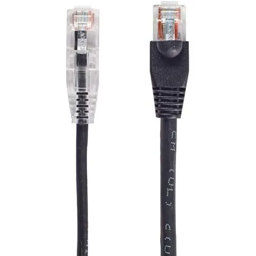 BLACK BOX CORPORATION C6APC28-BK-03 — CAT6A 500-MHZ SNAGLESS 28AWG STRANDED ETHERNET PATCH CABLE - UNSHIELDED (UTP), C