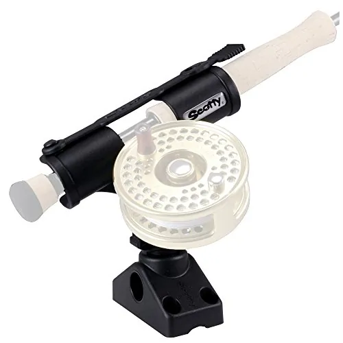 Scotty Fishing 0265 — Scotty Fly Rod Holder with Combination Side/Deck Mount