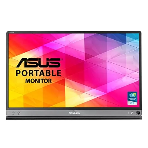 ASUS MB16AC — ASUS Monitor MB16AC ZenScreen Portable USB Monitor 15.6 Full HD 1920x1080 Hybrid Signal Solution IPS USB Type-C Flicker Free Blue Light Filter Retail