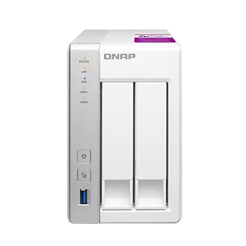 QNAP TS-231P2-4G-US - QNAP Network Attached Storage TS-231P2-4G-US 2Bay 1.7Ghz 4GB