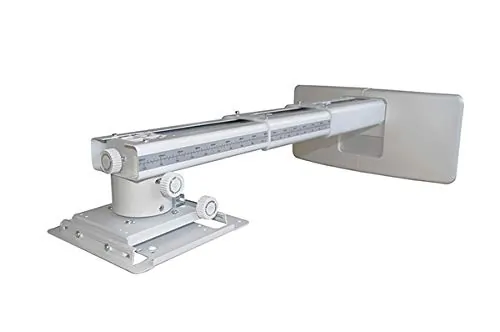 OPTOMA OWM3000 — WHITE DUAL STUD ULTRA SHORT THROW WALL MOUNT WITH TELESCOPING ARM, ADJUSTABLE RA