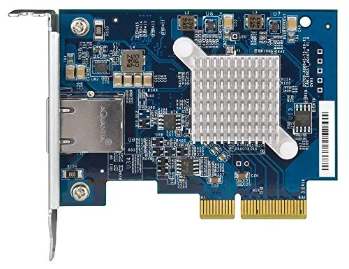 QNAP QXG-10G1T — QNAP Accessory QXG-10G1T 1PT 10Gbase-T PCIe Gen3 x4 LP Network Expansion Card Retail