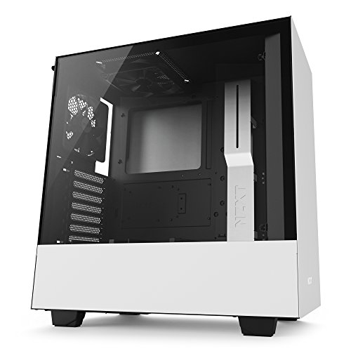 NZXT CA-H500B-W1 - NZXT Case CA-H500B-W1 H500 MidTower TemperedGlass 2xUSB3.1 G