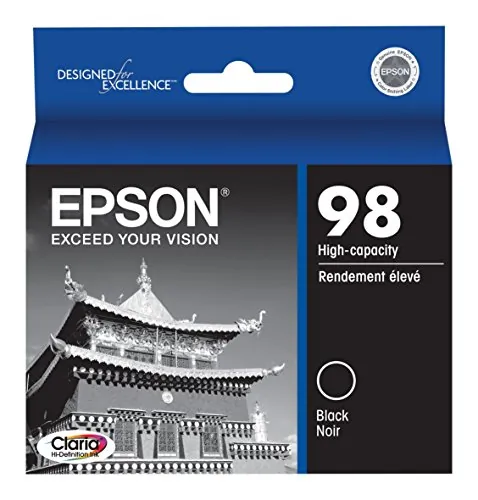EPSON T098120 — Epson Claria No. 98 Ink Cartridge - Black