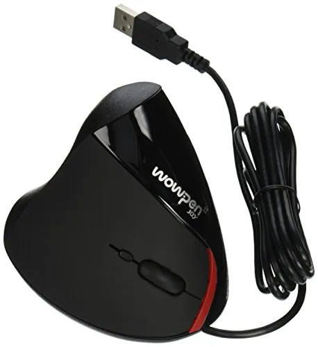 ERGOGUYS WP-012-BK-E — WOW JOY BLACK ERGONOMIC VERTICAL MOUSE