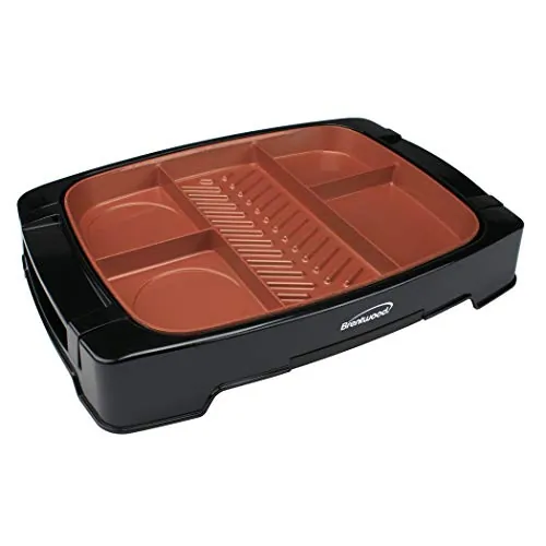 Brentwood TS-825 — Brentwood Multi-Portion Electric Indoor Grill with Non-Stick Copper Coating
