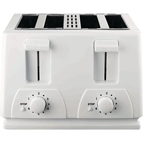 Brentwood TS-265 — Brentwood 4 Slice Cool Touch Toaster in White