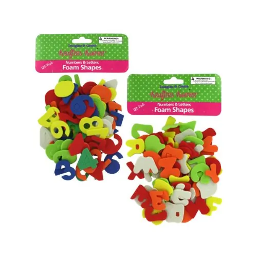 krafters korner CC038 — Numbers & Letters Foam Shapes Set