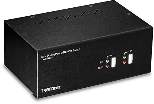 TRENDNET TK-240DP — 2-Port Dual Monitor Display Port Kvm Switch