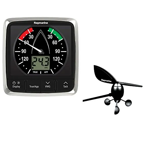 Raymarine E70150 — Raymarine i60 Wind Display System w/Masthead Wind Vane Transducer