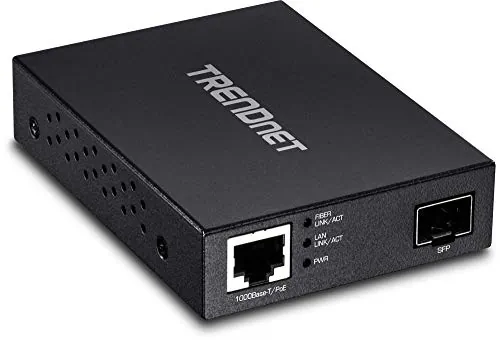 TRENDNET TFC-PGSFP — GIGABIT POE PD SFP FIBER MEDIA CONVERTER