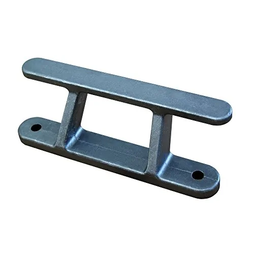 Dock Edge 2428-F — Dock Edge Dock Builders Cleat - Angled Aluminum Rail Cleat - 8"