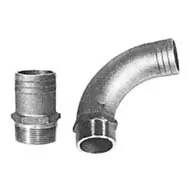 GROCO FFC-1000 — GROCO 1" NPT x 1-1/4" ID Bronze Full Flow 90° Elbow Pipe to Hose Fitting