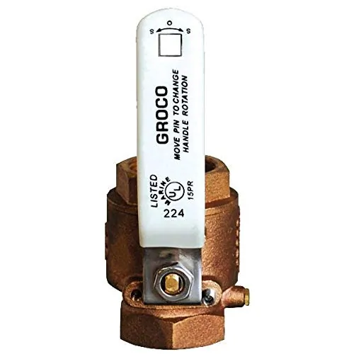 GROCO IBV-750 — GROCO 3/4" NPT Bronze In-Line Ball Valve