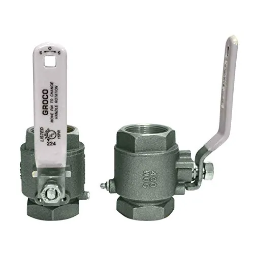 GROCO IBV-750-S — GROCO 3/4" NPT Stainless Steel In-Line Ball Valve