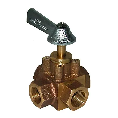 GROCO FV-450-X — GROCO 1/2" 4-Port Tank Selector Valve