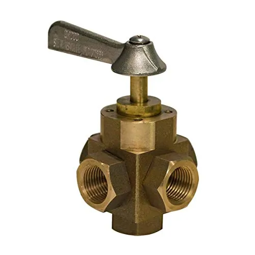 GROCO FV-550-L — GROCO 1/2" 5-Port Tank Selector Valve