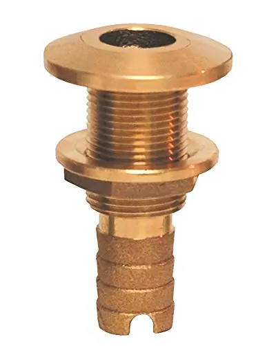 GROCO HTH-750 — GROCO Bronze Hose Barb Thru-Hull Fitting - 3/4"