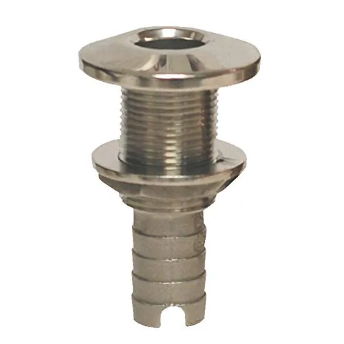 GROCO HTH-750-S — GROCO Stainless Steel Hose Barb Thru-Hull Fitting - 3/4"