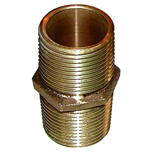 GROCO PN-2000 — GROCO Bronze Pipe Nipple - 2" NPT