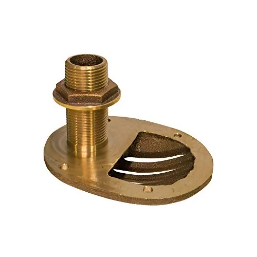 GROCO STH-1250-W — GROCO 1-1/4" Bronze Combo Scoop Thru-Hull w/Nut