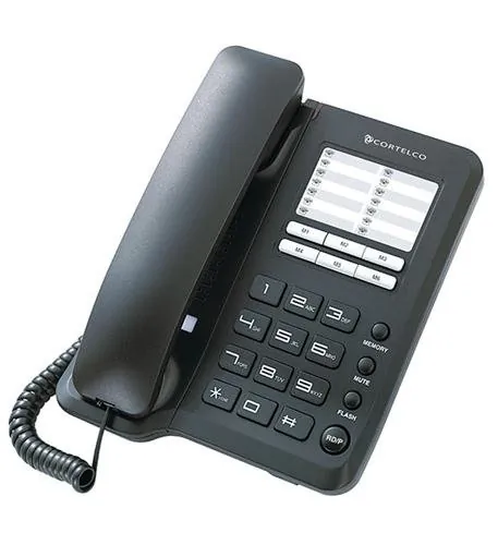 Cortelco ITT-2933-BK — Economy Single Line Phone with Speed Dial Features