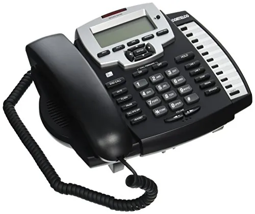 Cortelco ITT-9225 — 9 Series Two-Line Telephone Black