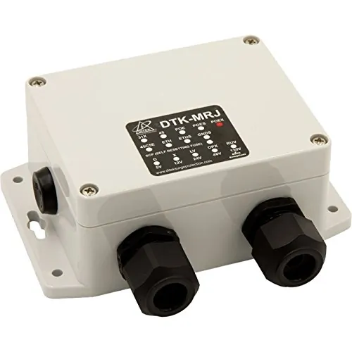 Ditek DTK-MRJPOEX — 10GbE PoE Protector in NEMA 4X Outdoor Enclosure